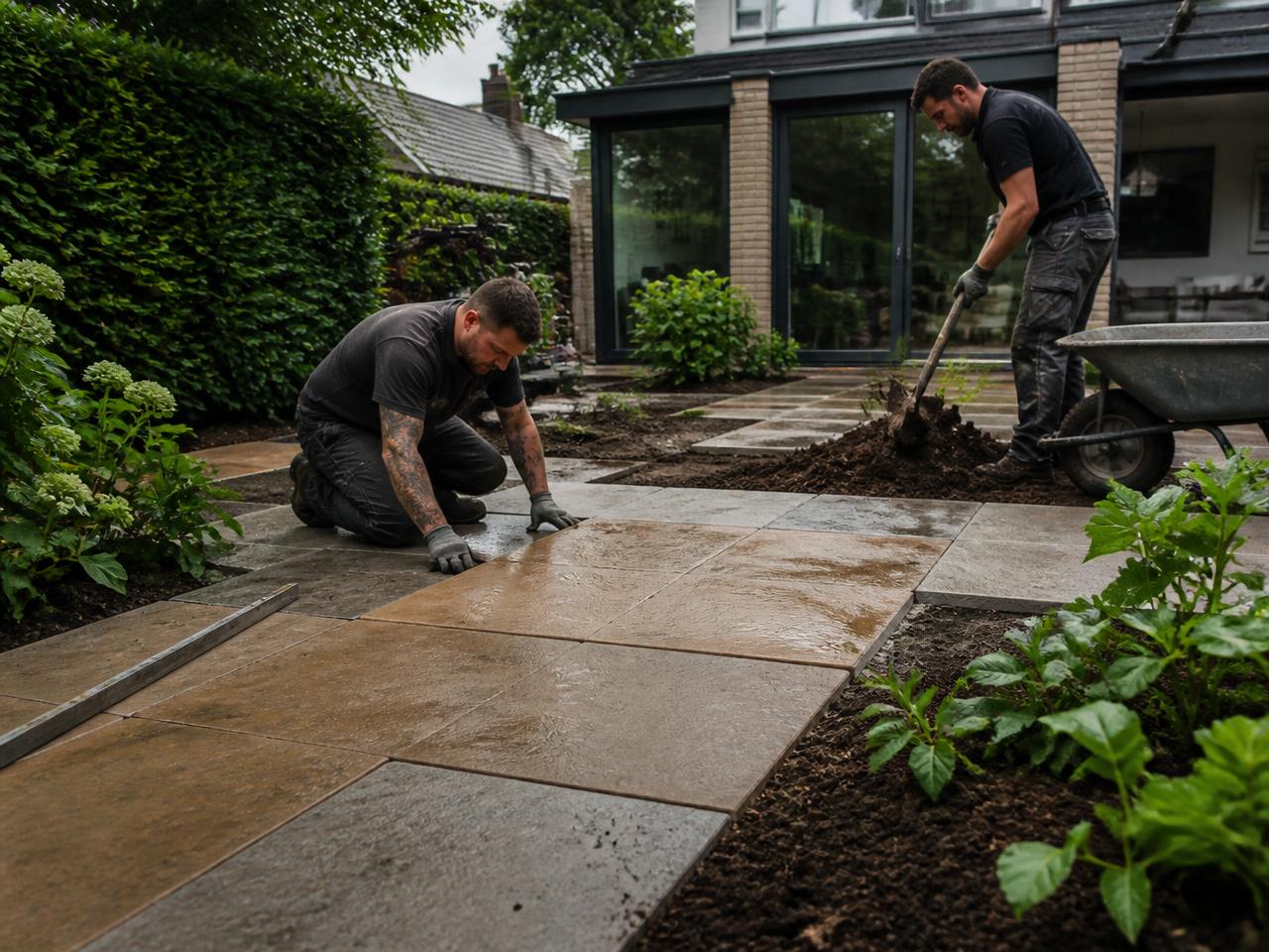 Maatwerk in hout en bestrating